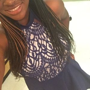 Royal Blue Homecoming Dress